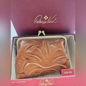 Patricia Nash Brown Leather Wallet